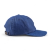 Side view of the Embraer Premium Linen Dad Cap showing the adjustable metal buckle and breathable cotton linen fabric.