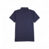 Back view of the Embraer Women’s Oceanside Polo showing wrinkle-resistant fabric and structure.