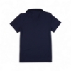 Back of Embraer Women’s Navy Dri-FIT Polo by Nike