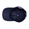 Interior view of the navy Embraer Cap highlighting patterned sweatband and quality stitching