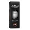 Retail packaging of Titleist Pro V1 golf balls with transparent window