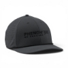 Dark gray Phenom 300E performance cap with embroidered front logo and perforated side panels