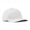 White Praetor 500 performance hat with front logo and curved visor