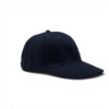 Side of Navy Embraer Dad Cap with no embroidery or design