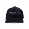 Black Embraer Praetor 500E Performance Cap from centered front view